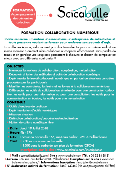 Formation collaboration numérique