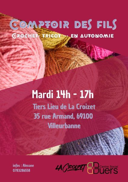 Comptoir des Fils (Crochet, tricot, broderie...)
