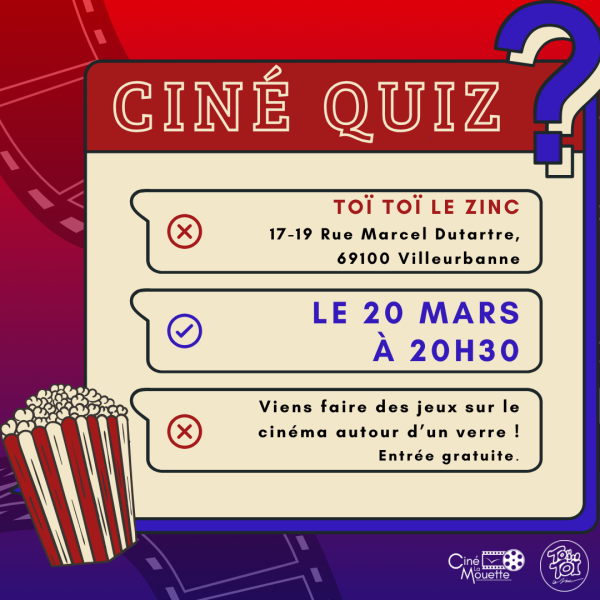 QUIZZ // Ciné Quizz